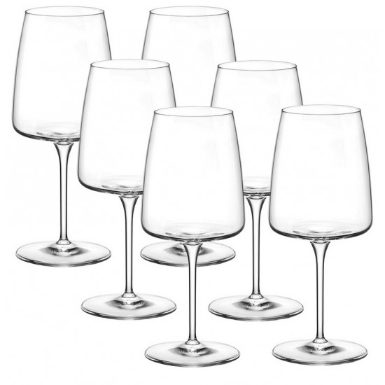 Jogo 6 Taças 555ml Vinho Tinto Cristal Ecológico Nexo